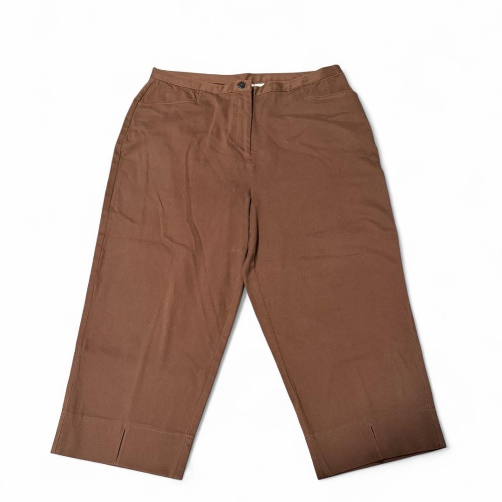 J. Jill Women’s Brown Capris - Size 16P - Like New